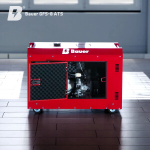 Bauer GFS-8, ATS, 230/400 Volt,  Notstromgenerator / Notstromaggregat, Diesel
