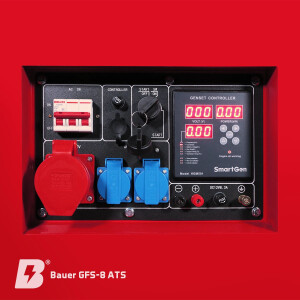 Bauer GFS-8, ATS, 230/400 Volt,  Notstromgenerator / Notstromaggregat, Diesel