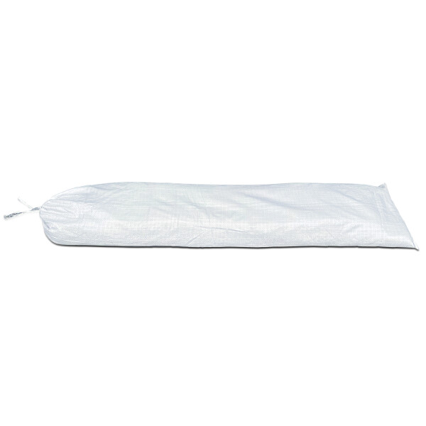 Sandsack PP weiß 25 × 100 cm (ungefüllt) EINZELN