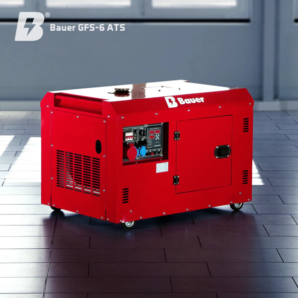 Bauer GFS-6, ATS, 230/400 Volt, Notstromgenerator / Notstromaggregat, Diesel