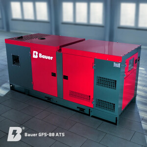 Bauer GFS-80 ATS, 80 kW/100 kVA  Notstromgenerator /...
