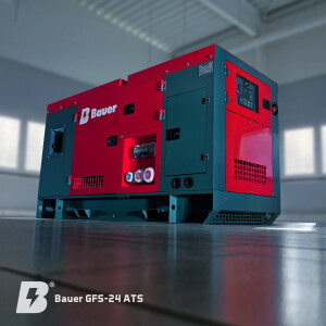 Bauer GFS-24 ATS, 24 kW/ 30 kVA Notstromgenerator / Notstromaggregat, Diesel