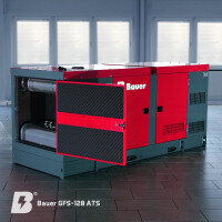 Bauer GFS-120 ATS, 120 kW/150 kVA  Notstromgenerator / Notstromaggregat