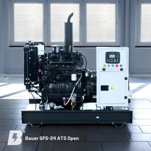 Bauer GFS-24 OPEN, 24 kW/ 30 kVA  Notstromgenerator /...