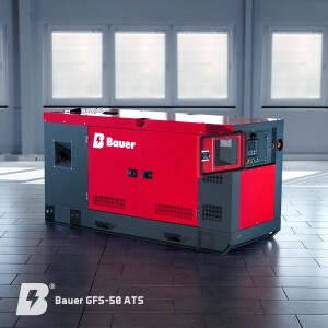 Bauer GFS-50 ATS, 50 kW/62,5 kVA  Notstromgenerator/Notstromaggregat